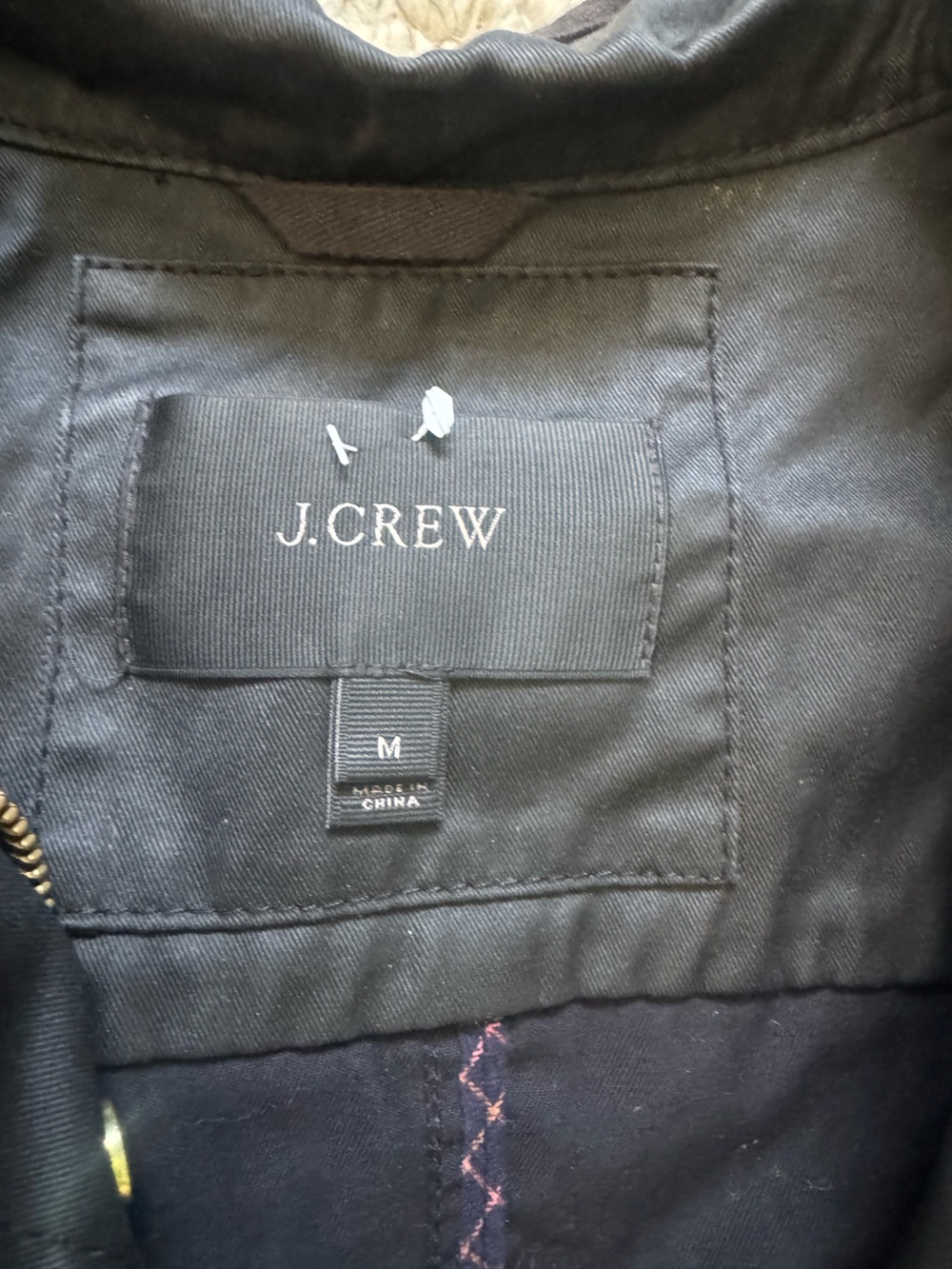 J. Crew Black Utility Jacket with Gold Buttons - Picture 3 of 5